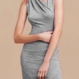 Aritzia Wilfred Grey Izidora Faux Front Wrap Dress | Women’s Size M